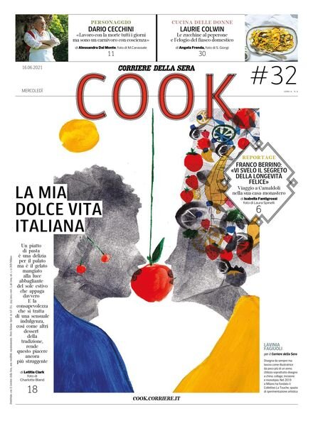 Corriere della Sera Cook – 16 Giugno 2021 Cover