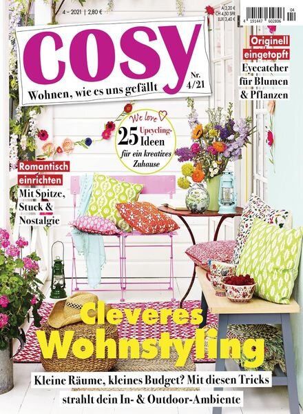 Cosy – Juli 2021 Cover