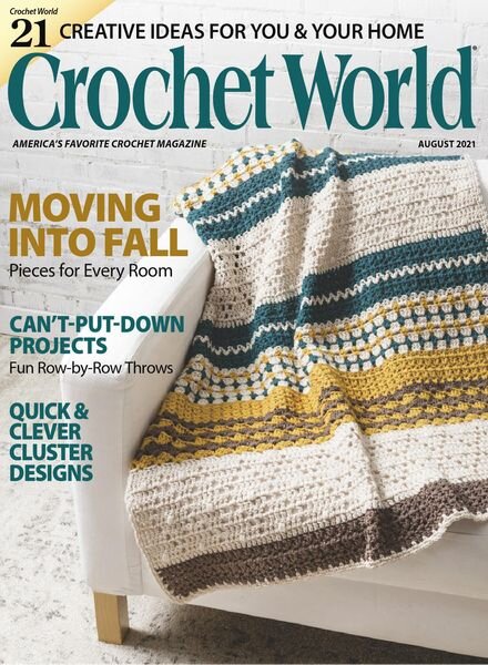 Crochet World – August 2021 Cover