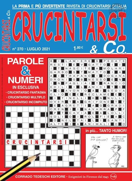 Crucintarsi & Co – luglio 2021 Cover