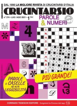 Crucintarsio – agosto 2021