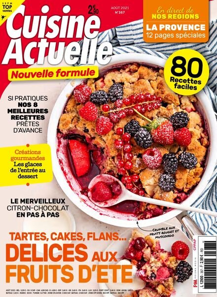 Cuisine Actuelle – Aout 2021 Cover