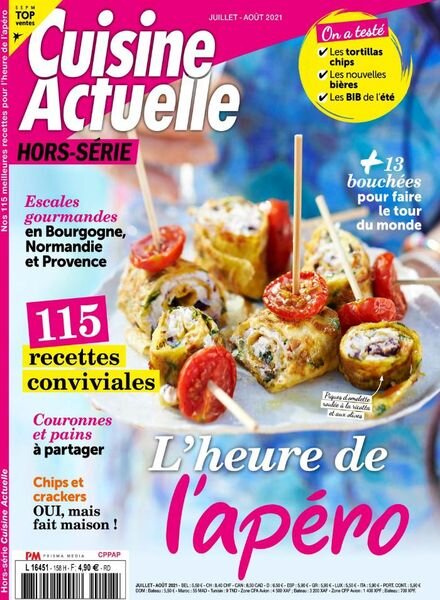 Cuisine Actuelle – Hors-Serie – Juillet-Aout 2021 Cover