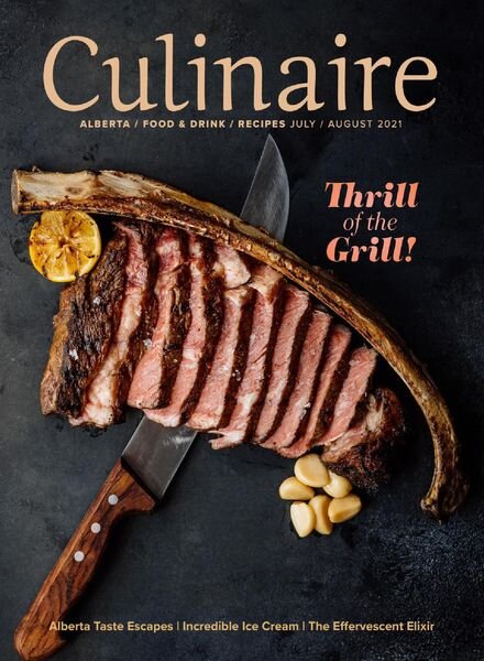 Culinaire Magazine – July-August 2021 Cover