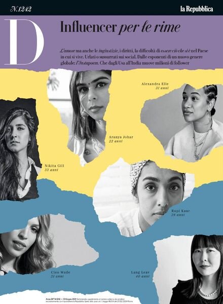D la Repubblica – 12 Giugno 2021 Cover