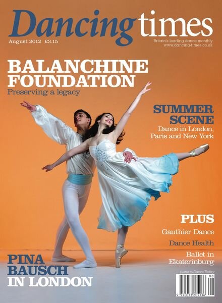 Dancing Times – August 2012 Cover