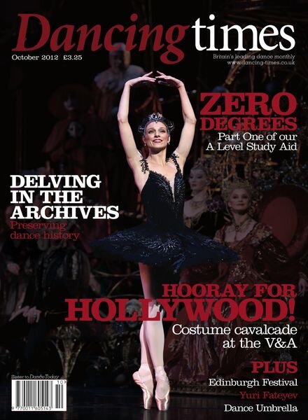 Dancing Times – October 2012 Cover