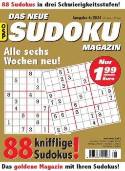 Das Neue Sudoku – Nr.4 2021