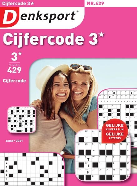Denksport Cijfercode 3 – 17 juni 2021 Cover