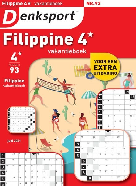 Denksport Filippine 4 Vakantieboek – juni 2021 Cover