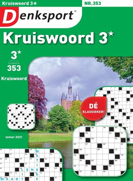 Denksport Kruiswoord 3 – 17 juni 2021 Cover
