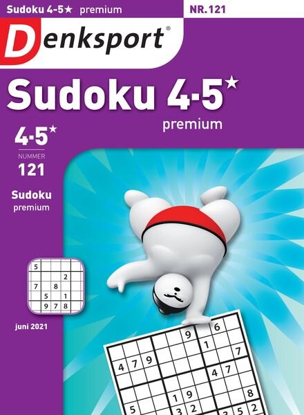 Denksport Sudoku 4-5 premium – 10 juni 2021 Cover