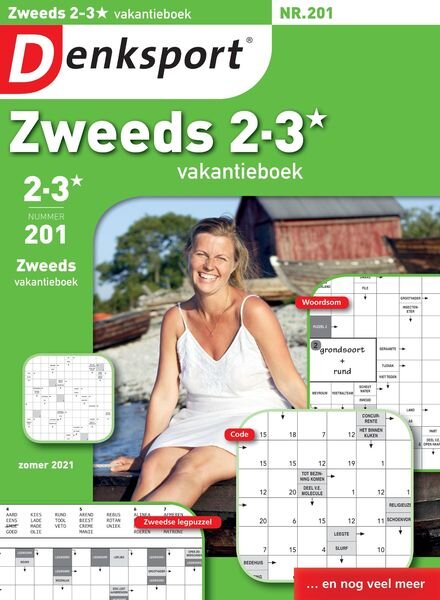 Denksport Zweeds 2-3 vakantieboek – 24 juni 2021 Cover