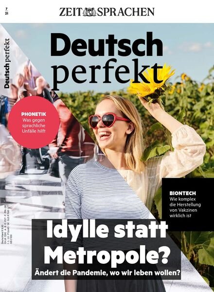 Deutsch perfekt – Juli 2021 Cover