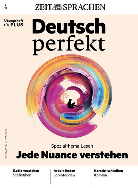 Deutsch perfekt plus – August 2021 Cover