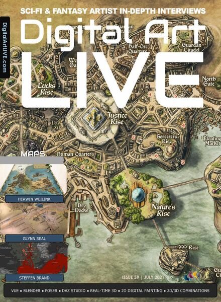 Digital Art Live – Issue 59 July 2021 Cover