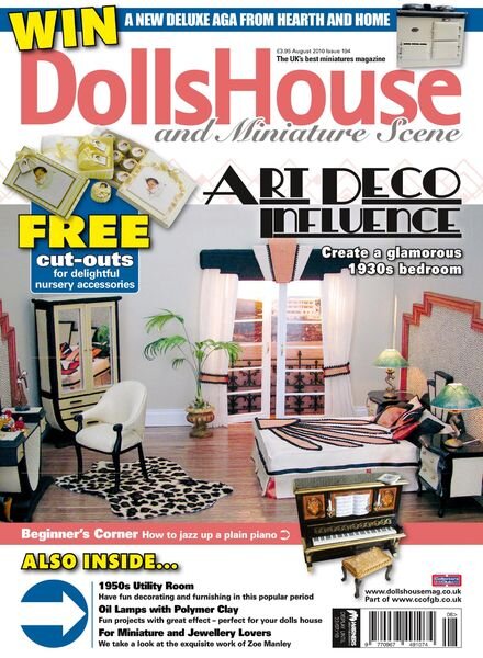 Dolls House & Miniature Scene – August 2010 Cover