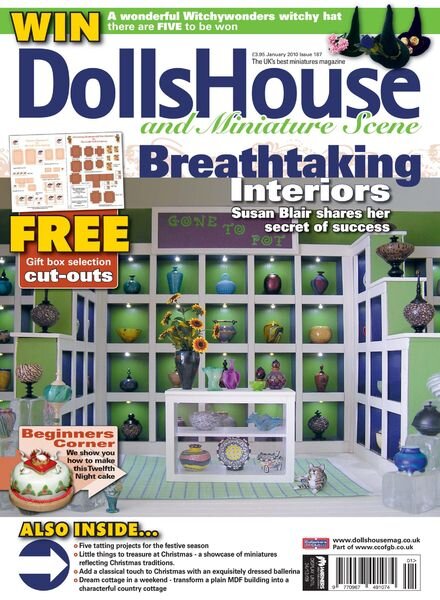 Dolls House & Miniature Scene – January 2010 Cover