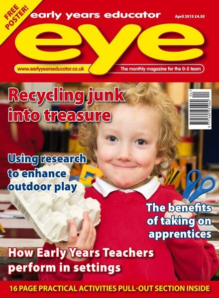 Early Years Educator – April 2015 Cover