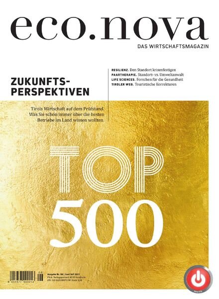 eco.nova – Spezial TOP 500 Juni-Juli 2021 Cover