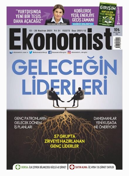 Ekonomist – 12 Haziran 2021 Cover