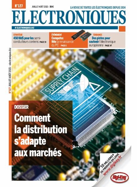 Electroniques – Juillet-Aout 2021 Cover