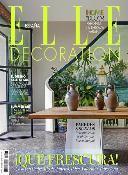 Elle Decoration Espana – julio 2021 Cover