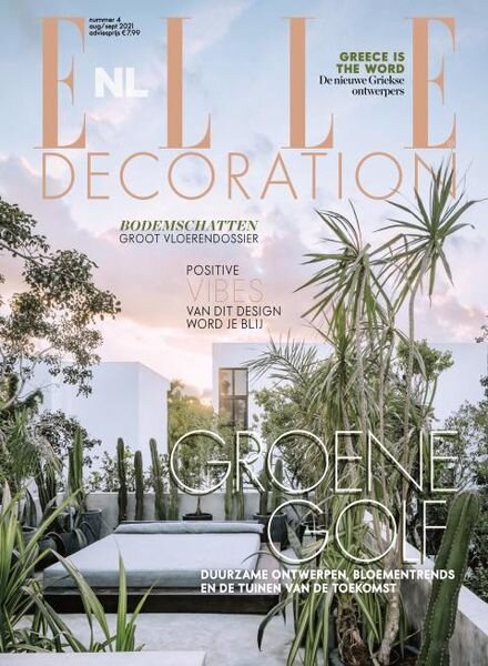 Elle Decoration Netherlands – juli 2021 Cover
