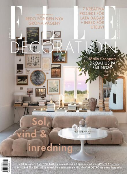 Elle Decoration Sweden – juni 2021 Cover