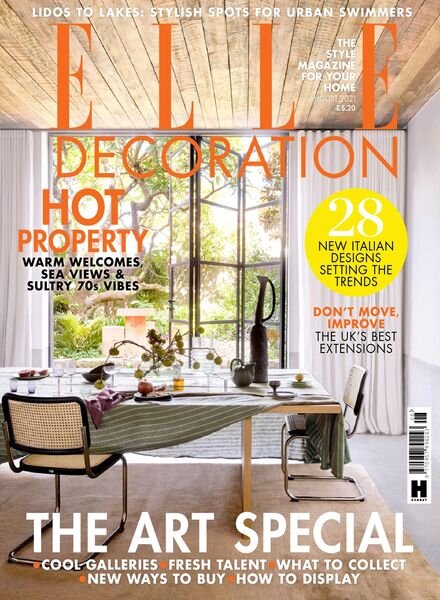 Elle Decoration UK – August 2021 Cover