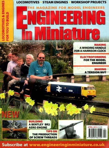 Engineering in Miniature – April 2013 Cover