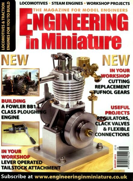 Engineering in Miniature – August 2012 Cover