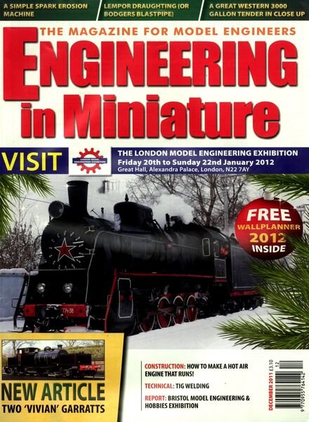 Engineering in Miniature – December 2011 Cover