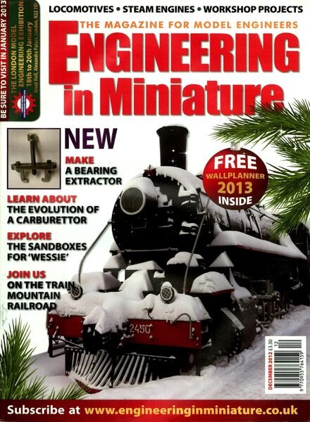 Engineering in Miniature – December 2012 Cover