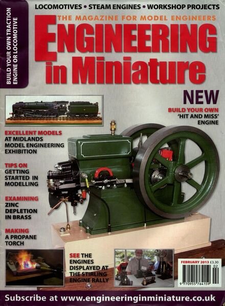 Engineering in Miniature – February 2013 Cover