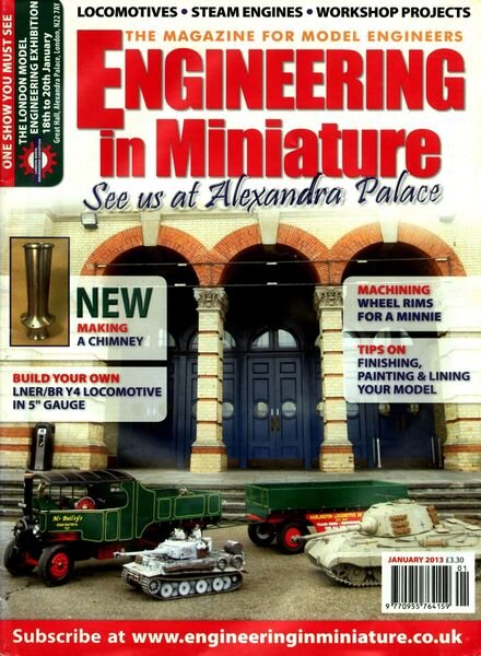 Engineering in Miniature – January 2013 Cover