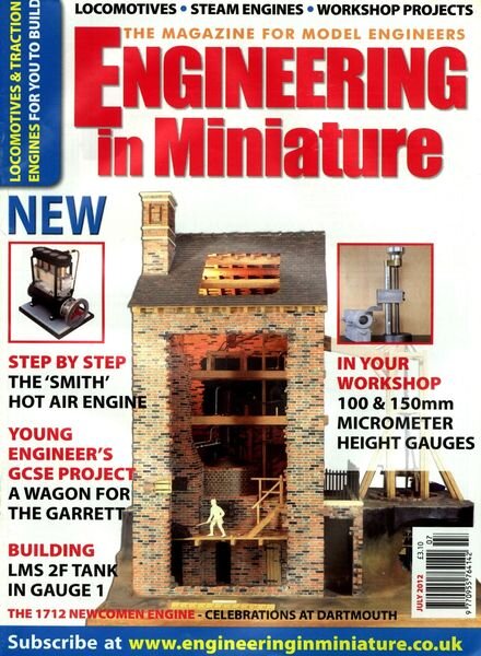 Engineering in Miniature – July 2012 Cover