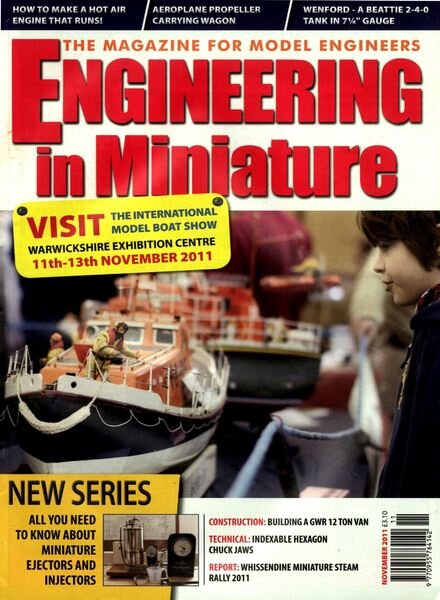 Engineering in Miniature – November 2011 Cover