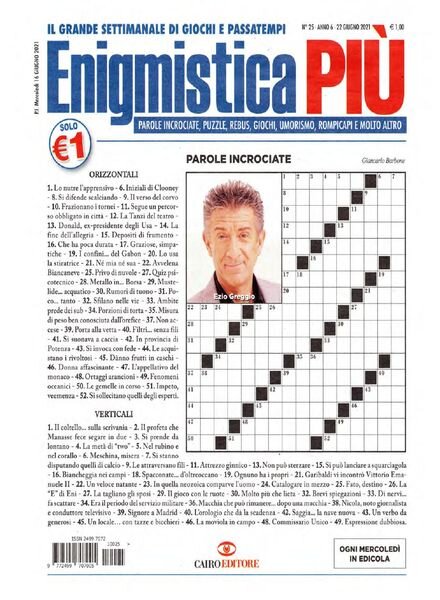 Enigmistica PIU – 22 Giugno 2021 Cover