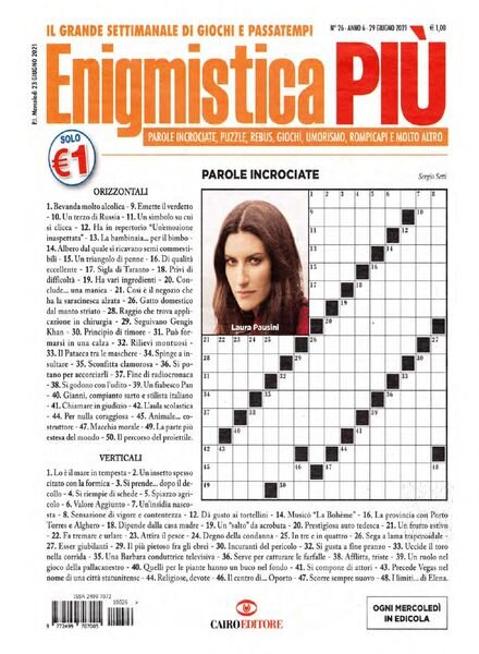 Enigmistica PIU – 29 Giugno 2021 Cover