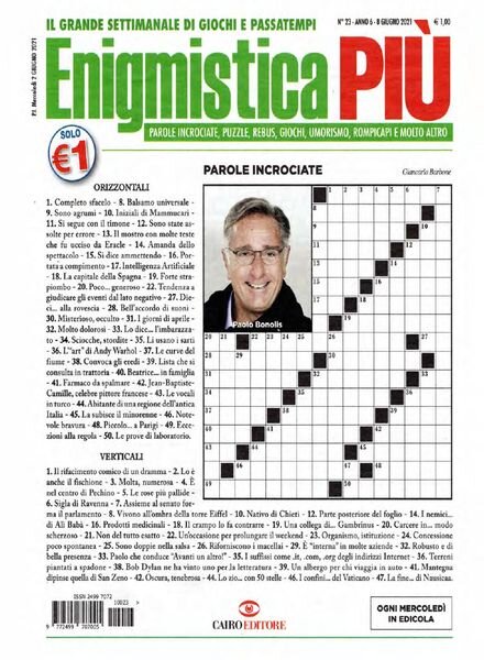 Enigmistica PIU – 8 Giugno 2021 Cover