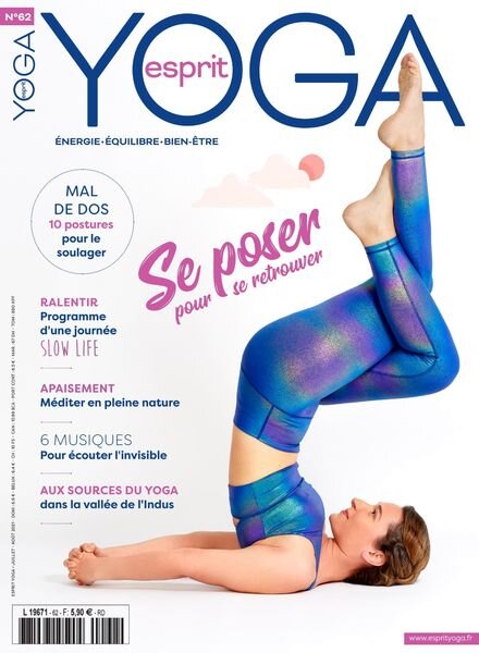 Esprit Yoga – Juillet-Aout 2021 Cover