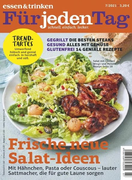 Essen & Trinken Fur jeden Tag – Juli 2021 Cover