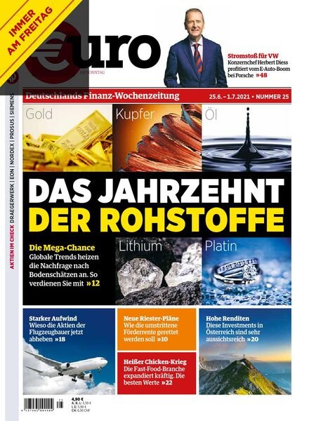 Euro am Sonntag – 25 Juni 2021 Cover