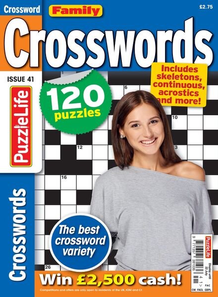 Family Crosswords – June 2021 Cover