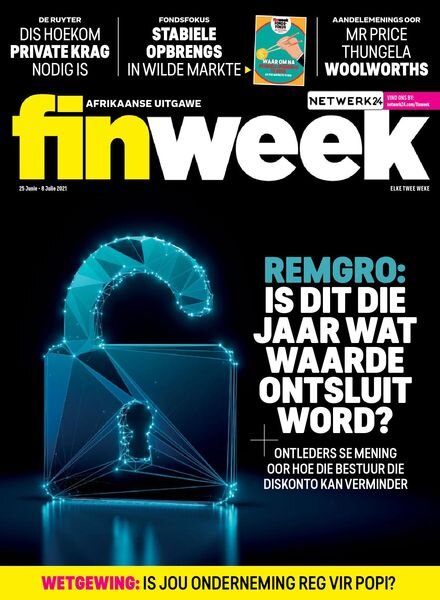 Finweek Afrikaans Edition – Junie 25, 2021 Cover