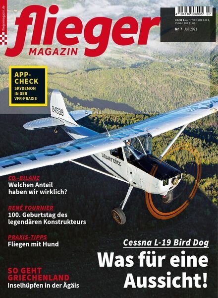 Fliegermagazin – Juli 2021 Cover