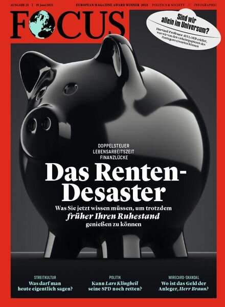 FOCUS – 19 Juni 2021 Cover