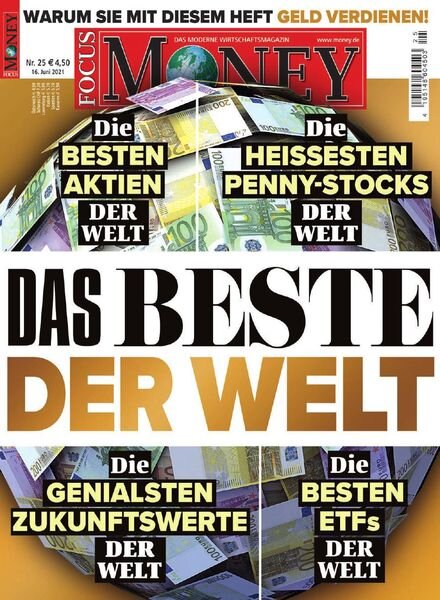 FOCUS MONEY – 16 Juni 2021 Cover