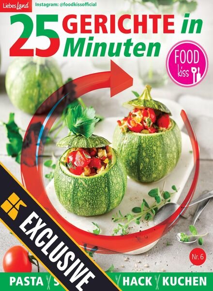 FOODkiss 25 Gerichte in 25 Minuten – 03 Juli 2021 Cover